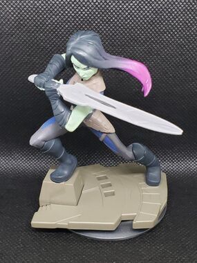 GAMORA ~ MARVEL GUARDIANS DISNEY INFINITY MULTI-PLATFORM GAME PIECE USED LOOSE..